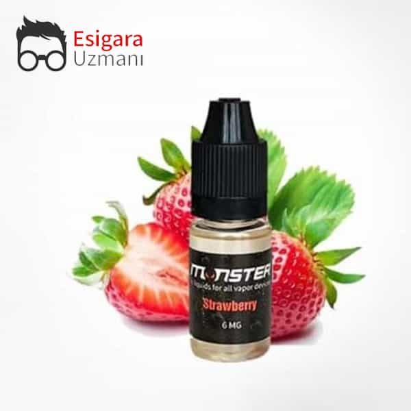 monster çilek aromalı likit 10ml