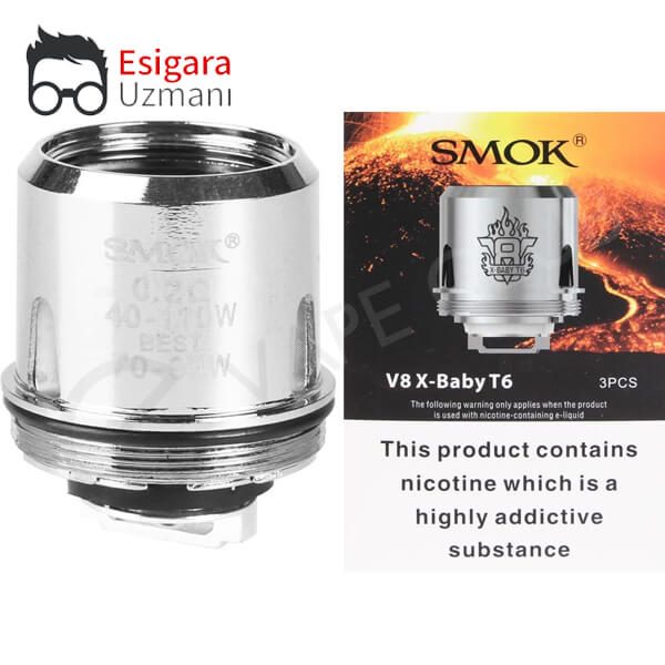 smok v8 x baby t6 coil fiyat