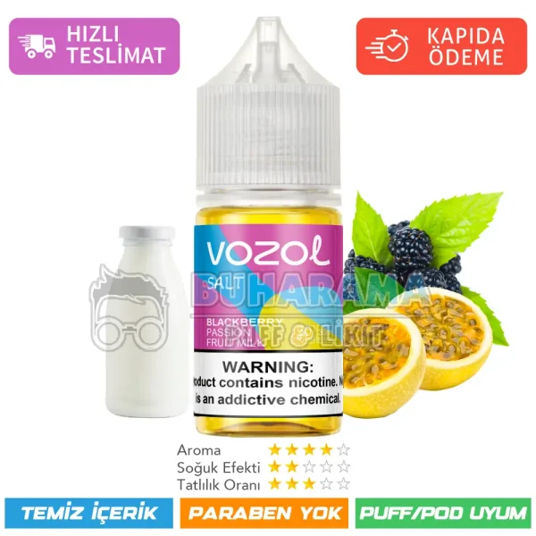 Vozol Likit Blackberry Passion Fruit Milk