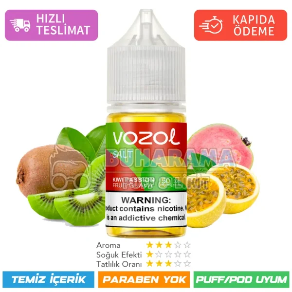 Vozol Likit Kiwi Guava Passion Fruit