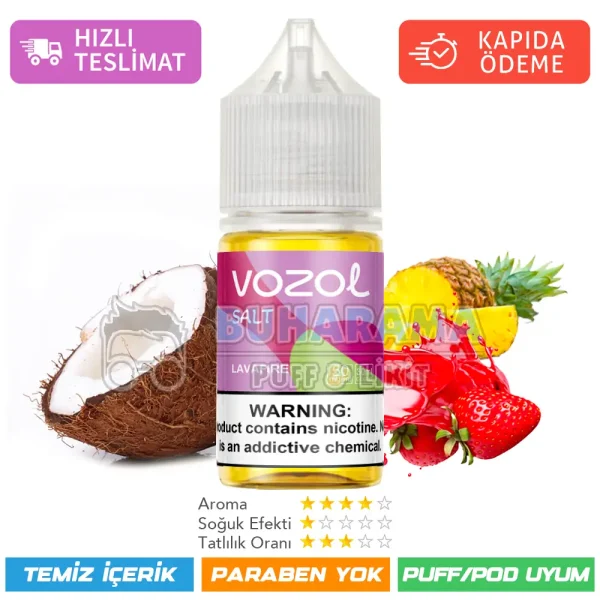 Vozol Likit Lavafire Salt 30ml