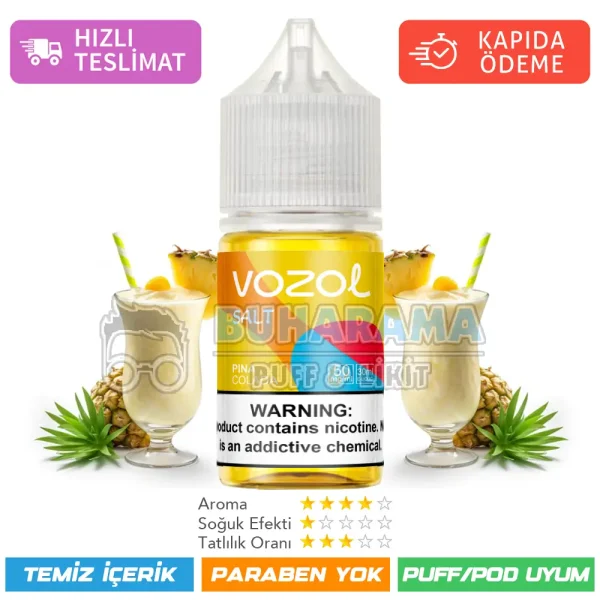 Vozol Likit Pina Colada Salt 30ml