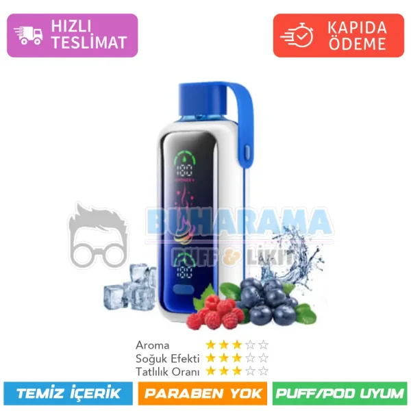 Vozol Star 20000 Puff Blue Razz ice