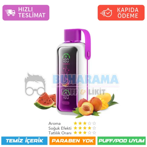 Vozol Star 20000 Puff Peach Mango Watermelon